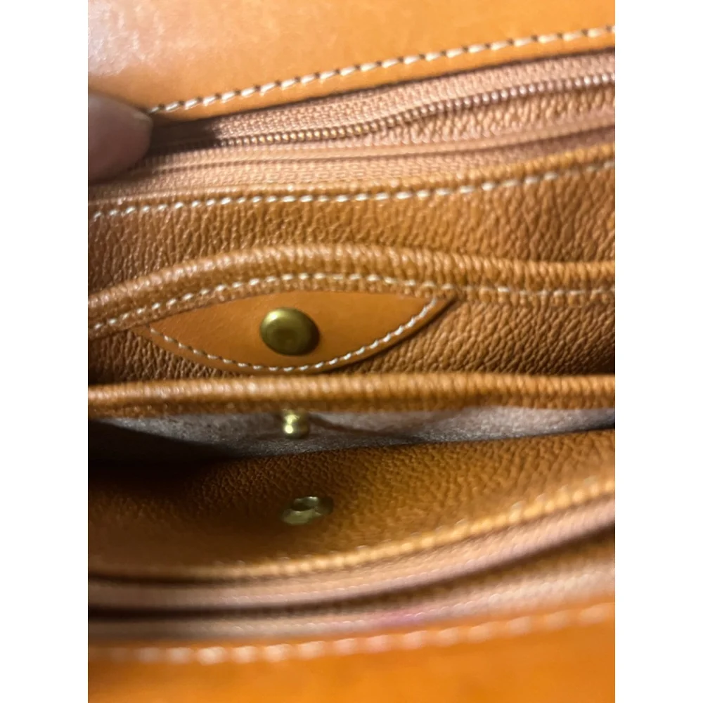 Vintage Dooney & Bourke All Weather Leather Taupe Collection Crossbody Bag - Picture 8 of 8